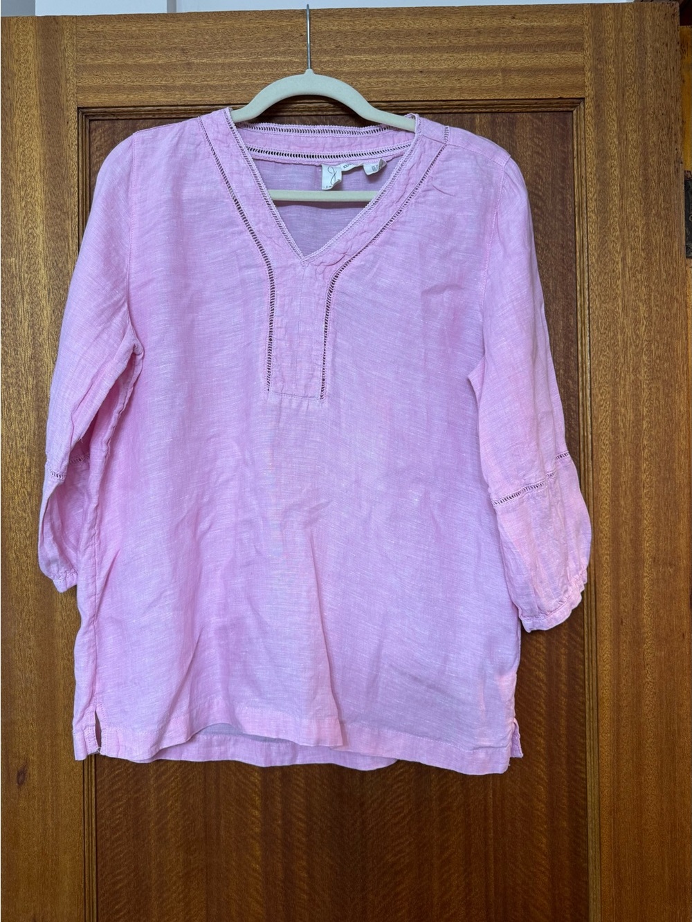 Pink Linen from Josie, size Medium
